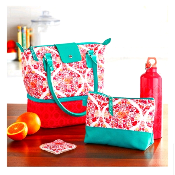 The Pioneer Woman 4 Piece Insulated Lunch Kit - Picture 1 of 3